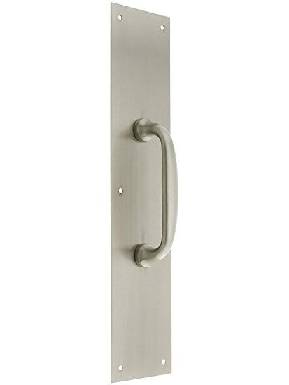 4 x 16 in. Push Plate with Pull Antique Brass U62750