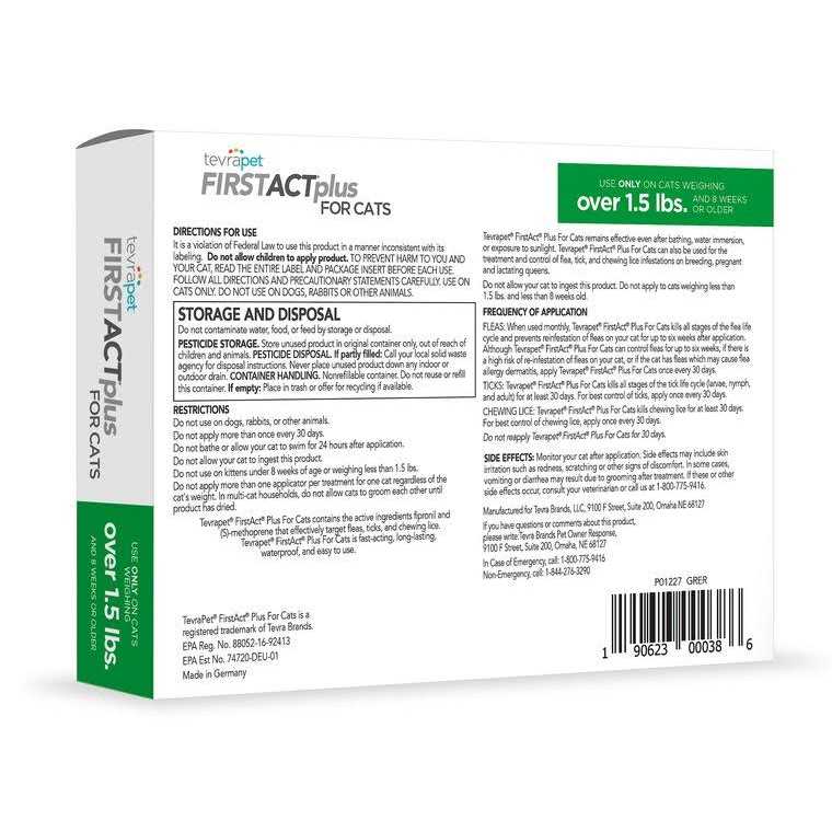 Flea and Tick Prevention for Cats E4741