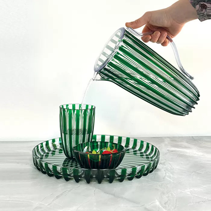 Set of 4 Glasses Emerald R59750