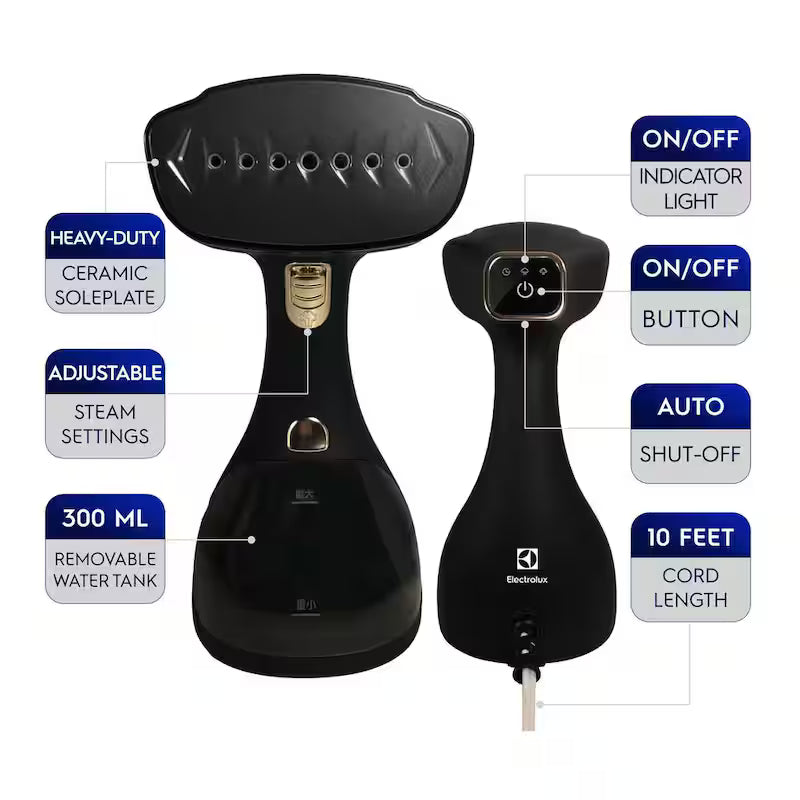 Handheld Garment Steamer 1500 Watts Black G9639