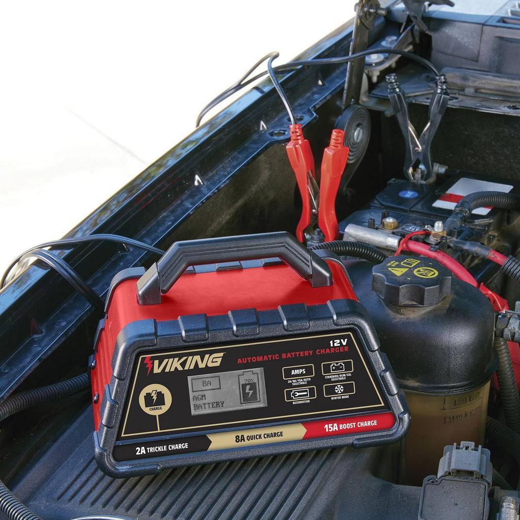 2/8/15 Amp Automatic Battery Charger H32008