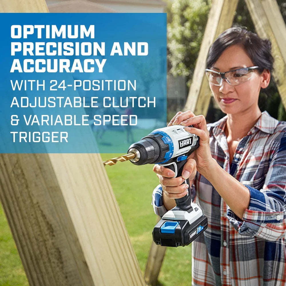 Cordless 1/2-inch Drill and LED Light Kit with 14-Piece Accessory Kit J131820