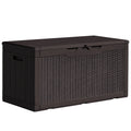 100 Gallon Black Plastic Resin Storage Box R201
