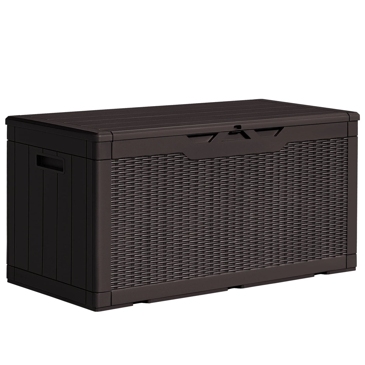 100 Gallon Black Plastic Resin Storage Box R201