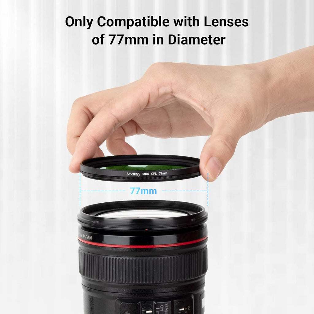 77mm Ultra Slim 18 Layer Coating Circular Polarizer Filter Y214182