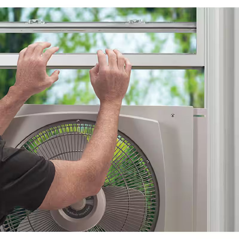 16 in. Window Fan with Ventilation J82514