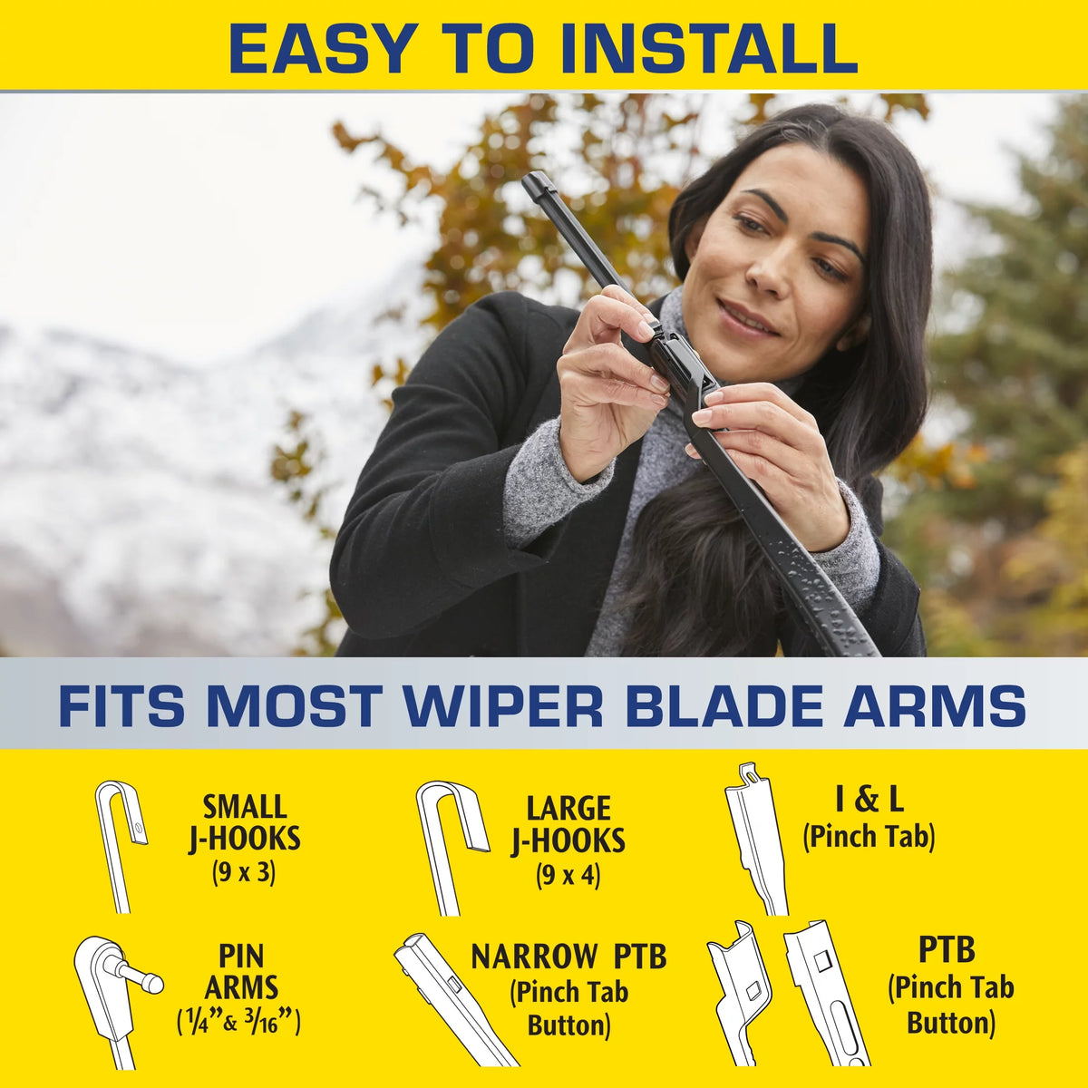 18 2-in-1 Windshield Wiper Blade C7584