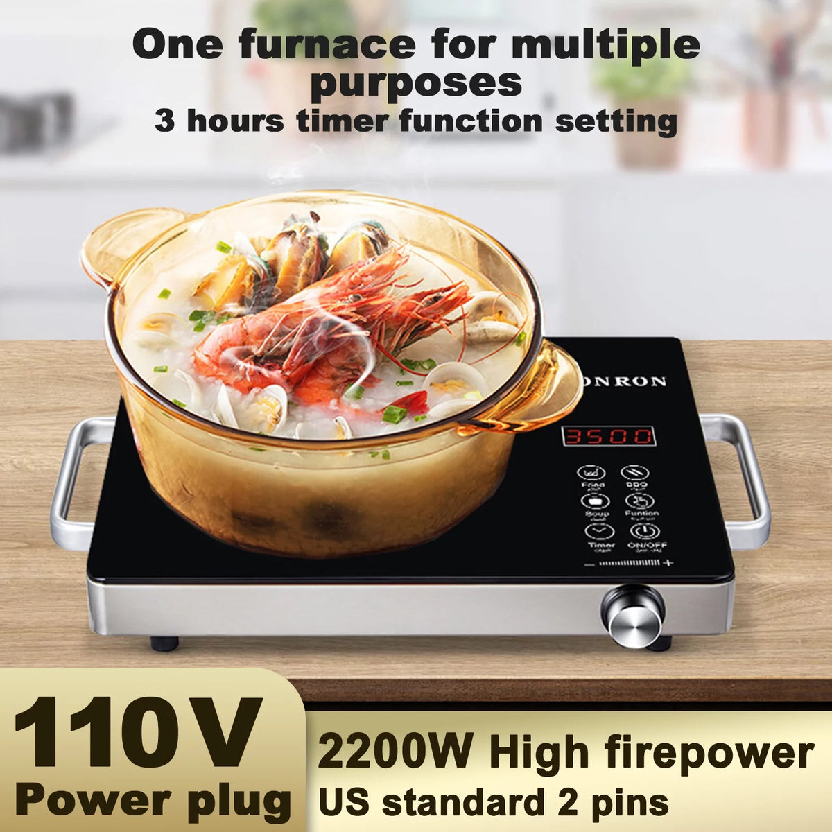 2200W Electric Ceramic Stove H872416
