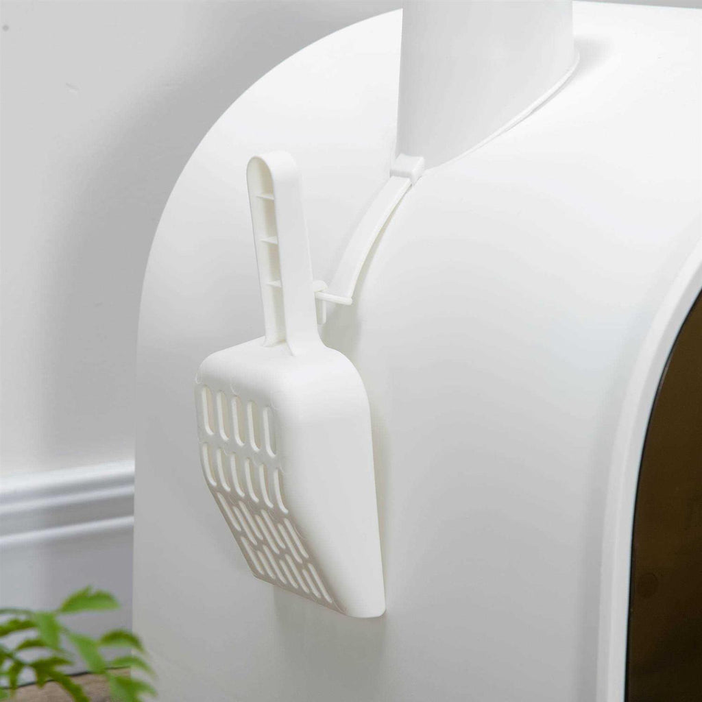 Covered Cat Litter Box with Tray X566784