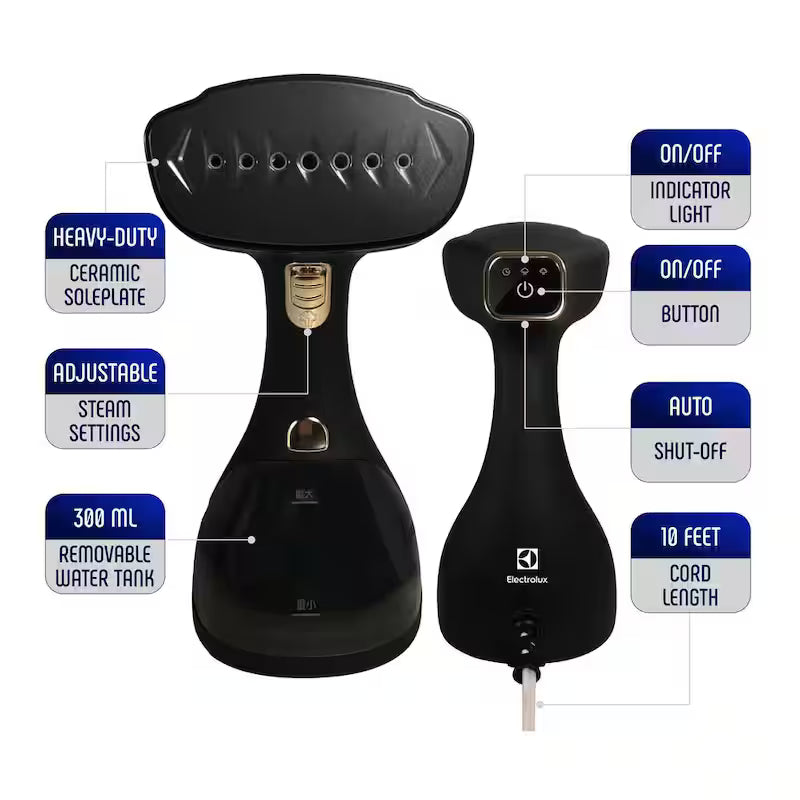 Handheld Garment Steamer 1500 Watts Black G9639