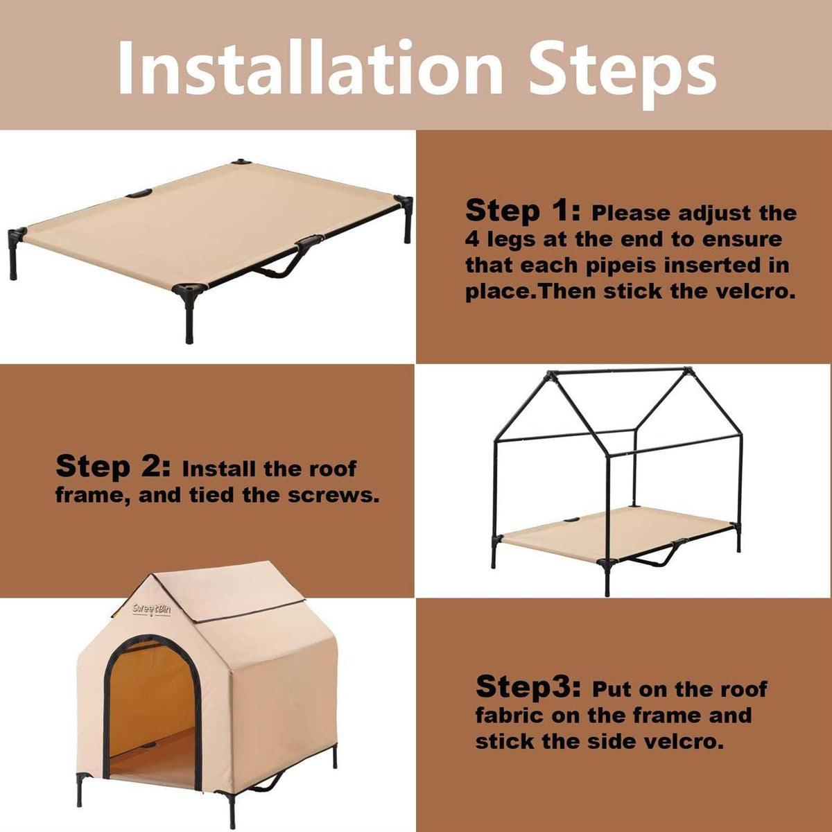 Dog Houses with Waterproof W95589
