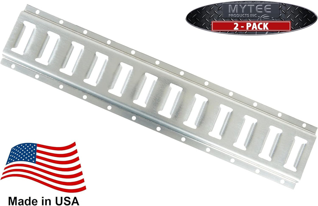 8 Pack 2' Galvanized Steel E-Track Tie-Down Rail G631