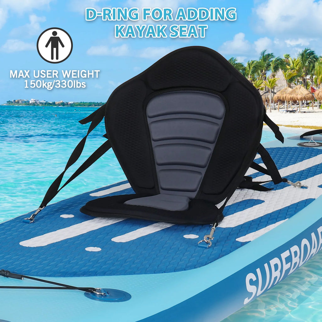 11 Ft Inflatable Stand Up Paddle Board and Sit-on Kayak Set B5524