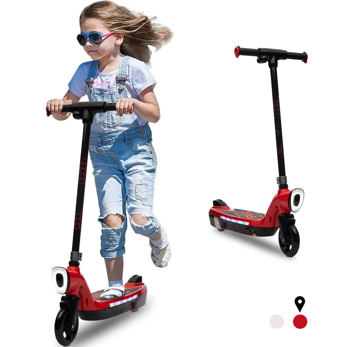 Pink 12V Kids Electric Scooter Y32792