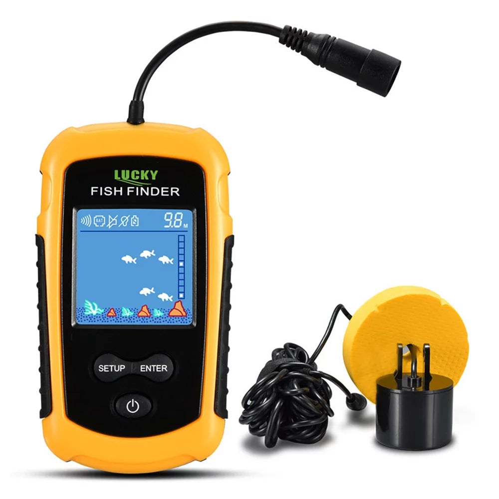 Portable Wired Fish Finder 100M Depth Sonar W40482