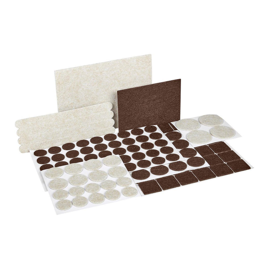 Adhesive Felt Pads, 133 Piece B6622