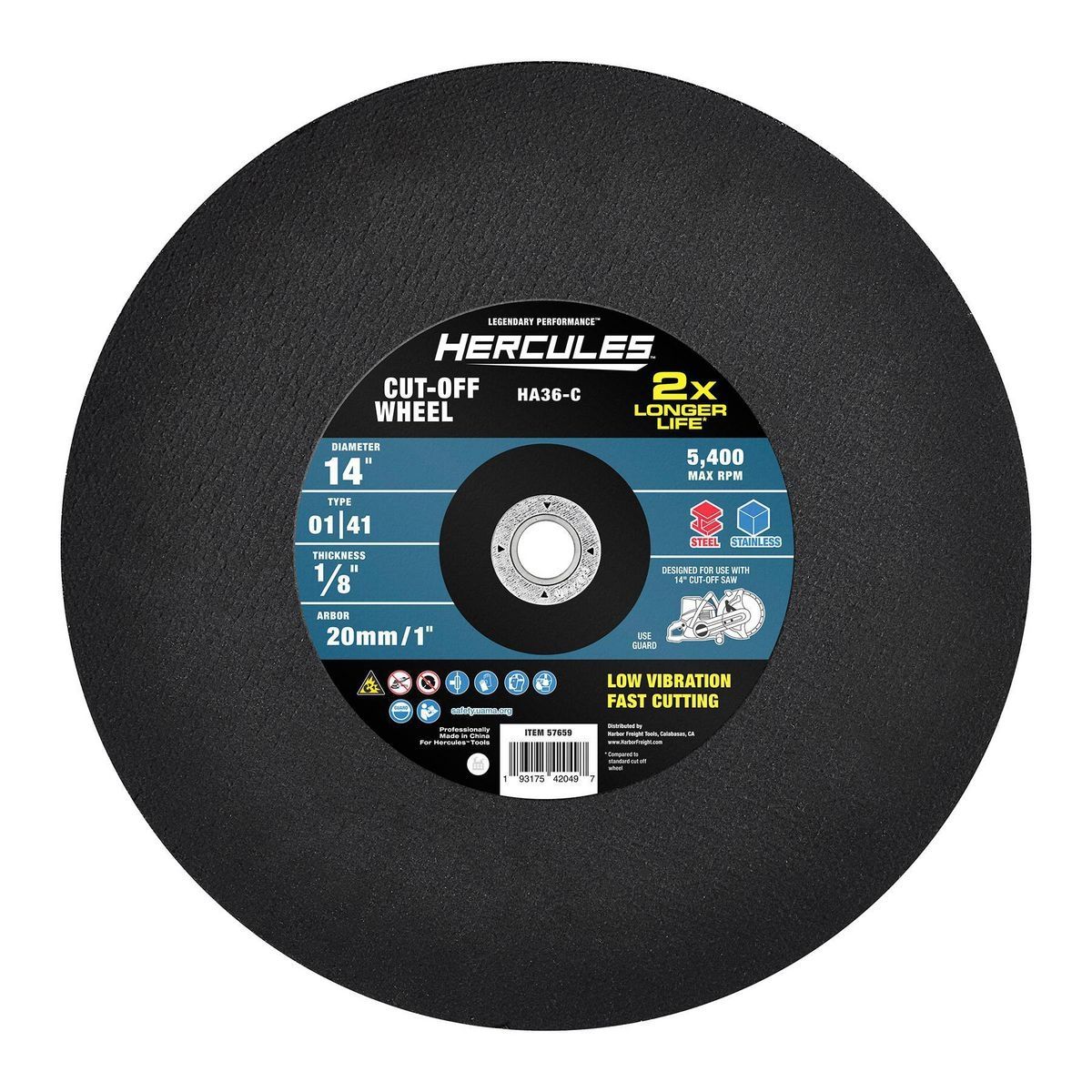 14 in. Metal Cut-Off Wheel S764