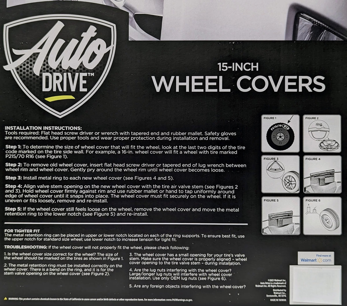 15-inch Wheel Cover Silver Alloy Finish B12309