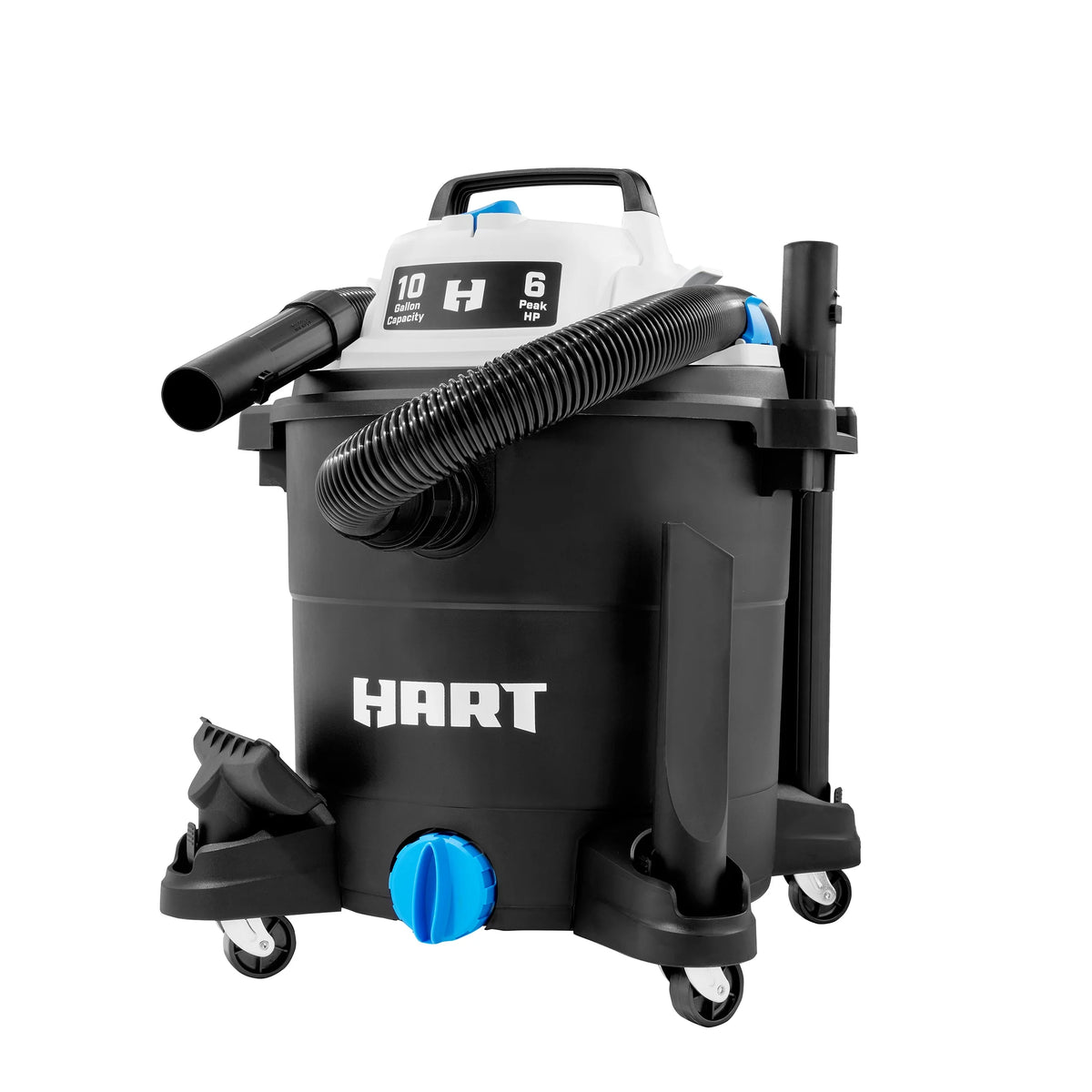 10 Gallon 6 Peak HP Poly Wet/Dry Vacuum Q156