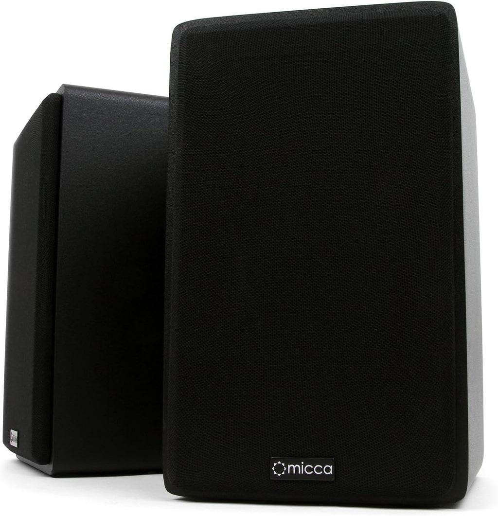 Black 2-Way Bookshelf Speakers, Pair L4287