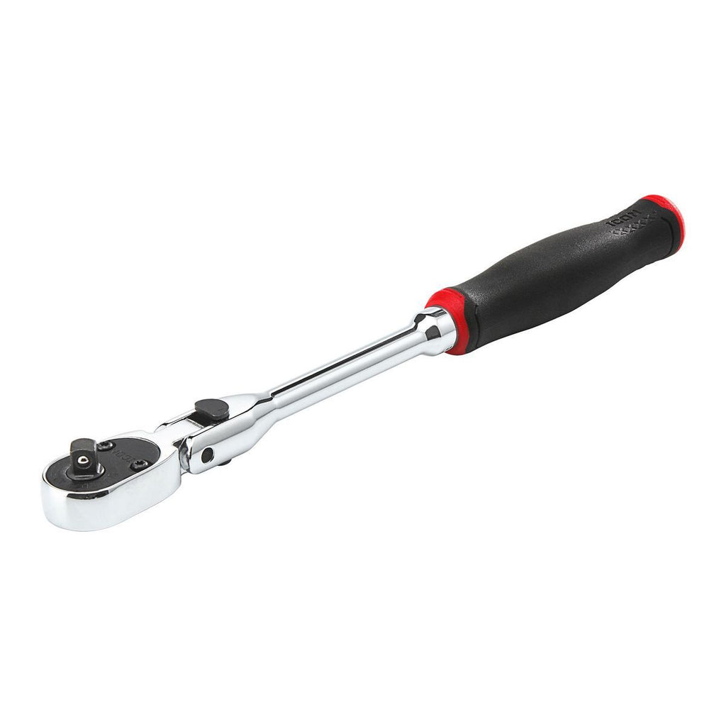1/4 in. Drive 9 in. Long Locking Flex Ratchet with Comfort Grip A496901
