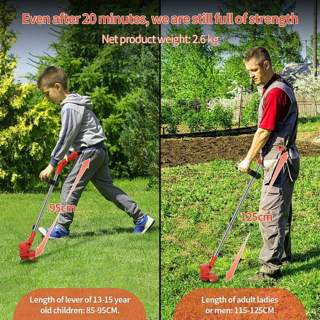 Cordless Electric String Grass Trimmer N928