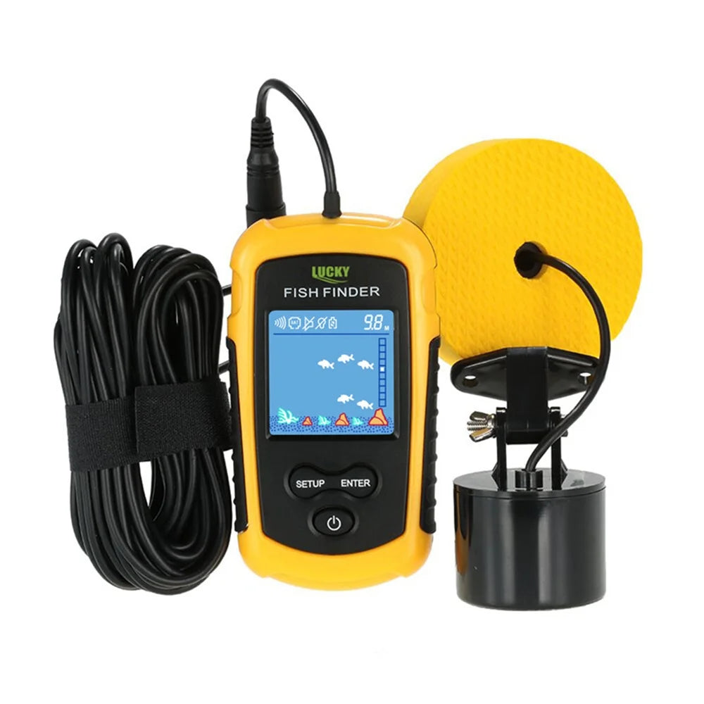 Portable Wired Fish Finder 100M Depth Sonar W40482