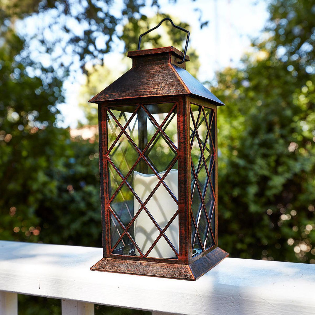 11 in. Solar LED Lantern X3936