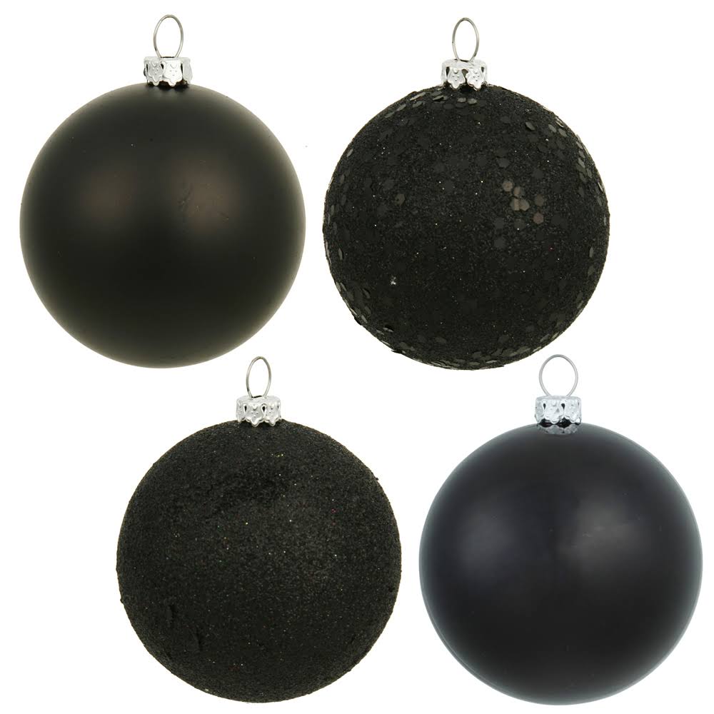 Black 4 Finish Ornament Asst 20-Box I758223