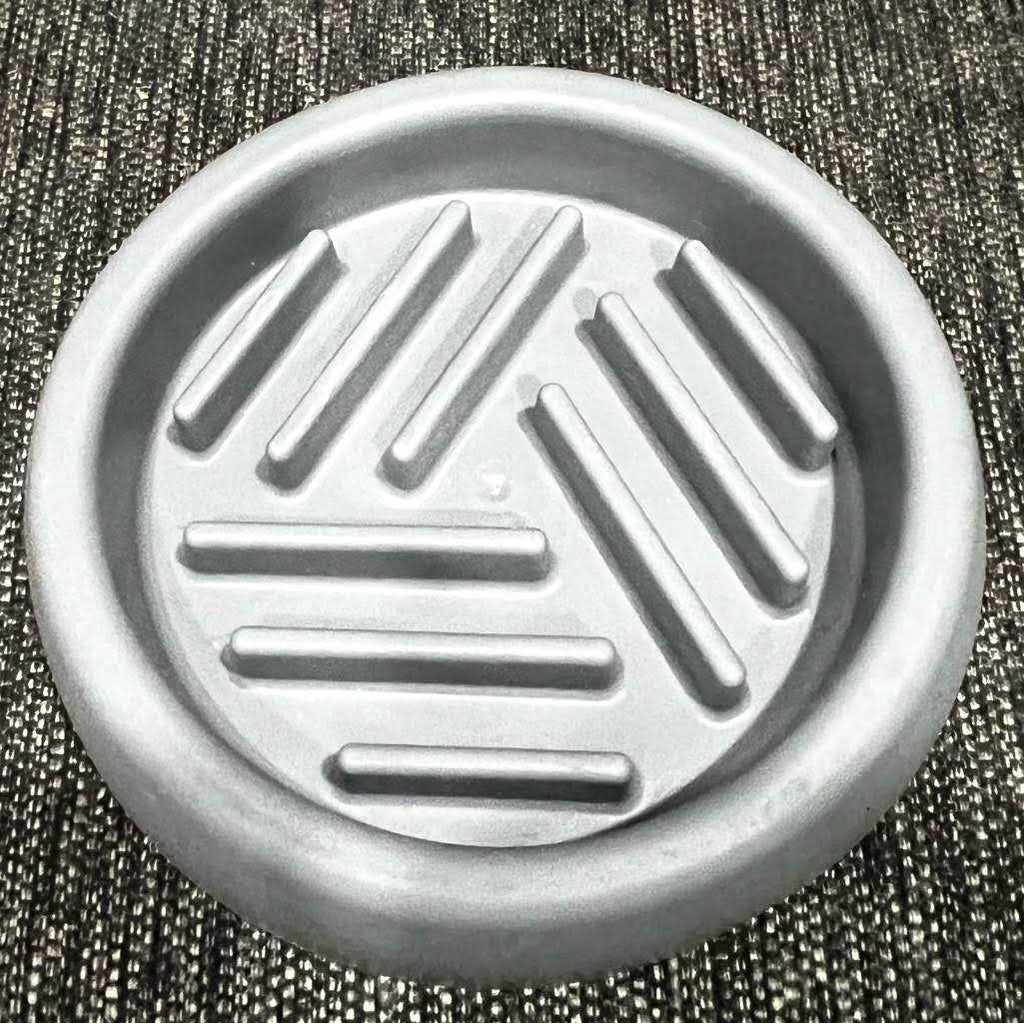 Grey Puzzle Slow-Feeder Dog Bowl C7795