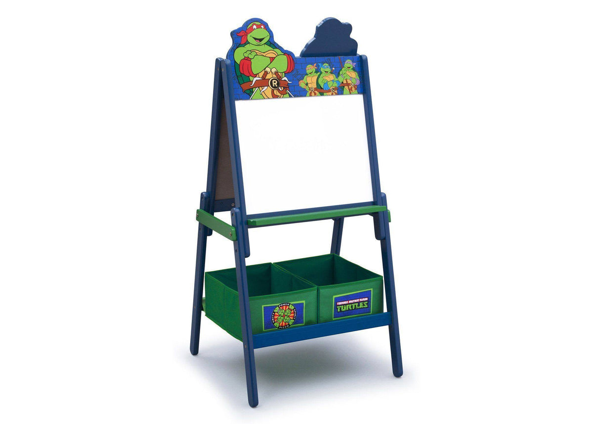 Wooden Double Sided Activity Easel with Storage D451489
