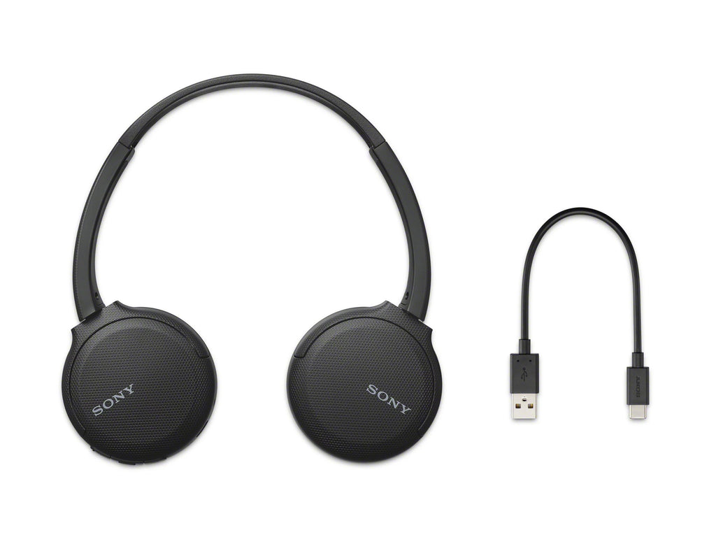 Wireless On-Ear Headphones with Mic Black J360703