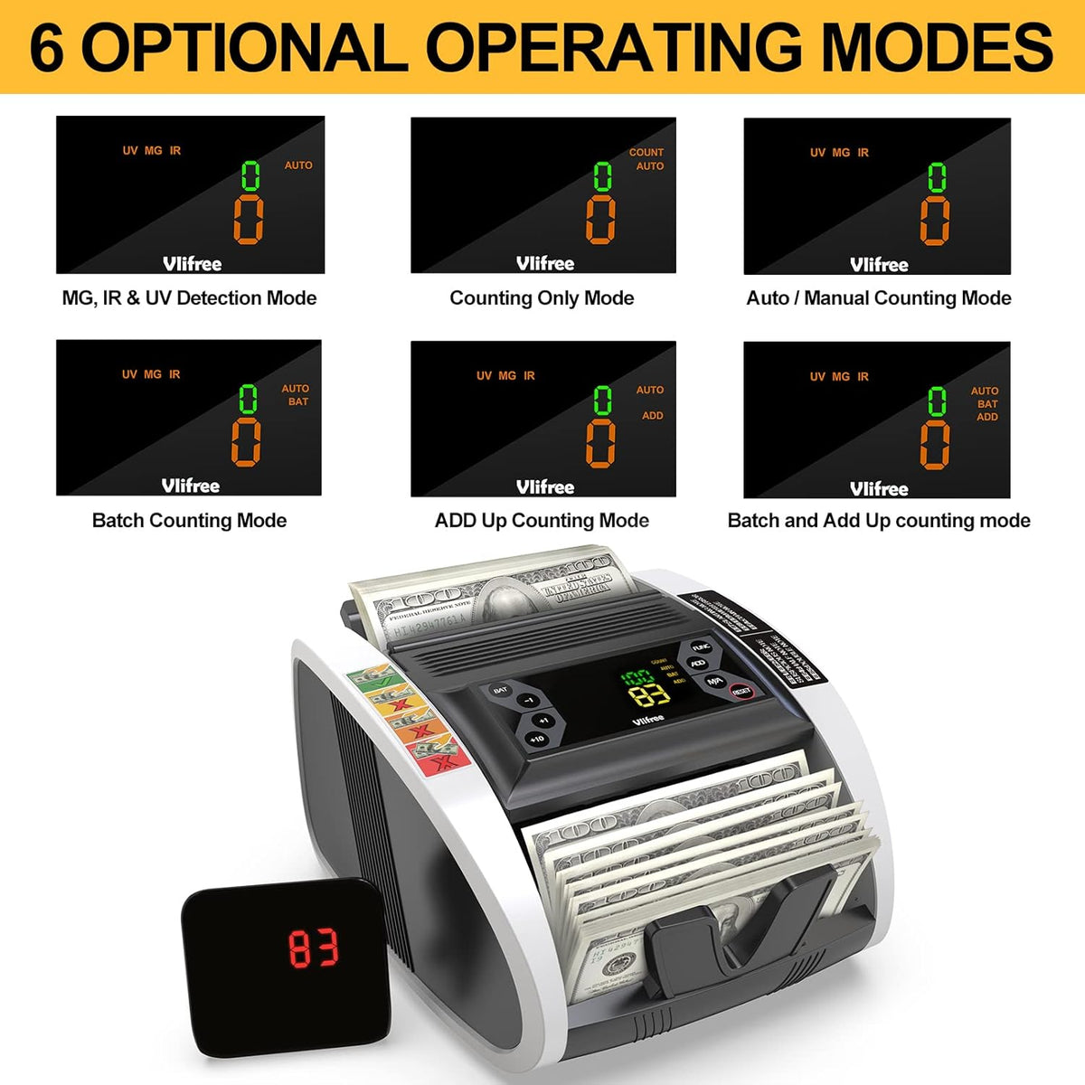 Money Counter Machine with Counterfeit Detection X197
