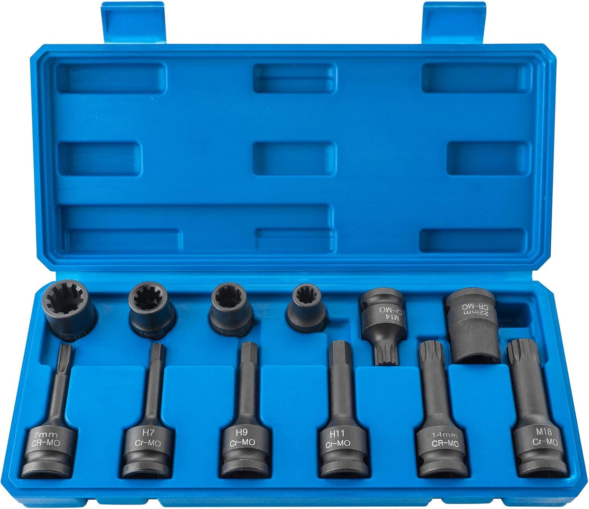 12 Pc Impact Brake Caliper Socket Set 1/2 Square Drive O578