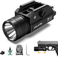 1200 Lumens Mounted Pistol Flashlight with Strobe Mode B658