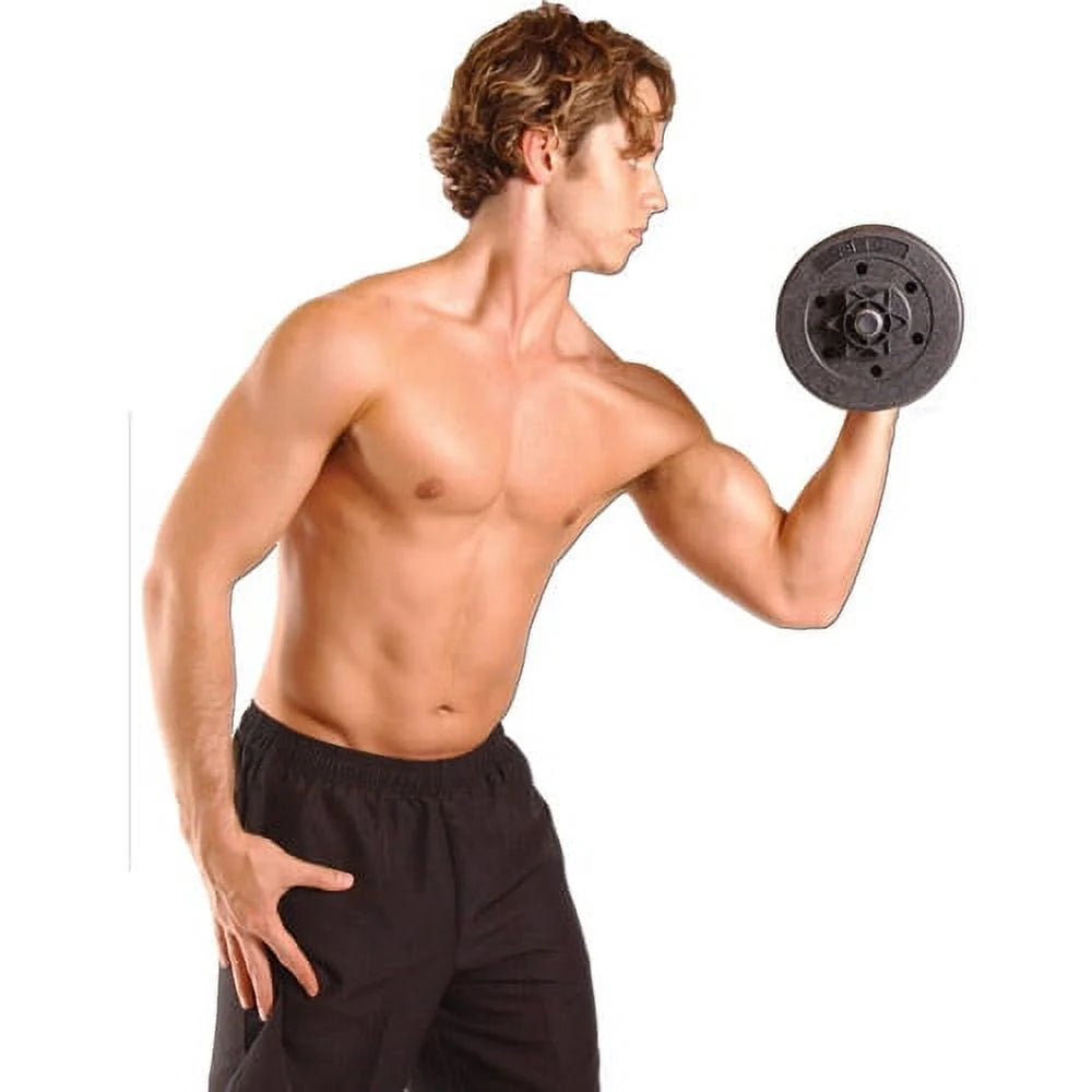 40-Pound Vinyl Dumbbell Set Q821913