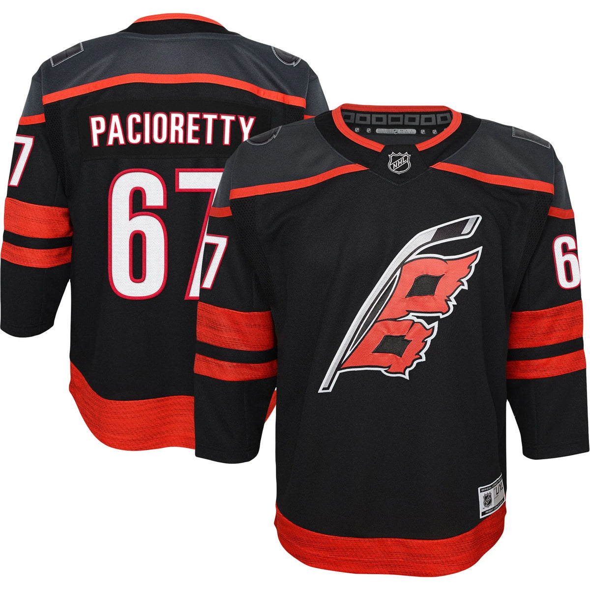 Black Carolina Hurricanes Home Premier Player Jersey H95042