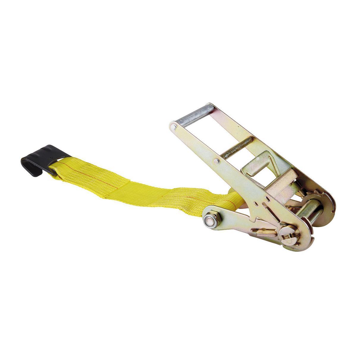 4 in. x 27 ft. Ratcheting Cargo Strap with Flat Hook P37725