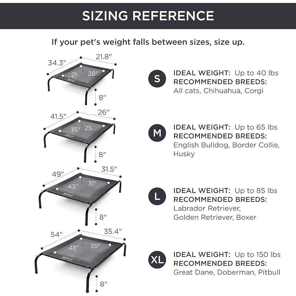 Large Elevated Cooling Outdoor Dog Bed T720