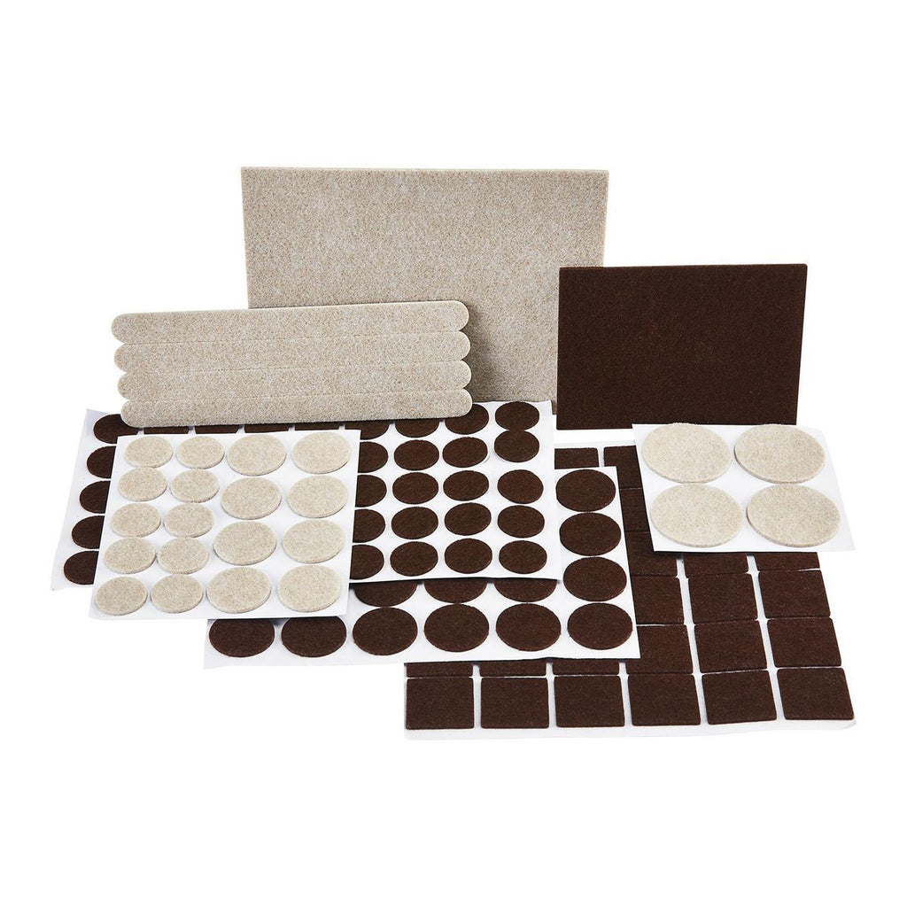 Adhesive Felt Pads, 133 Piece B6622