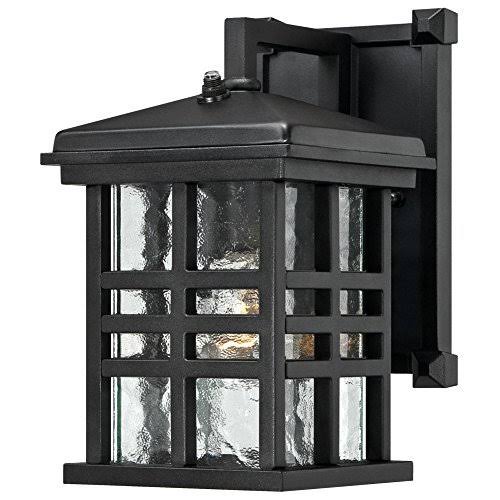 1 Light Outdoor Wall Lantern with Dusk to Dawn Sensor U3416