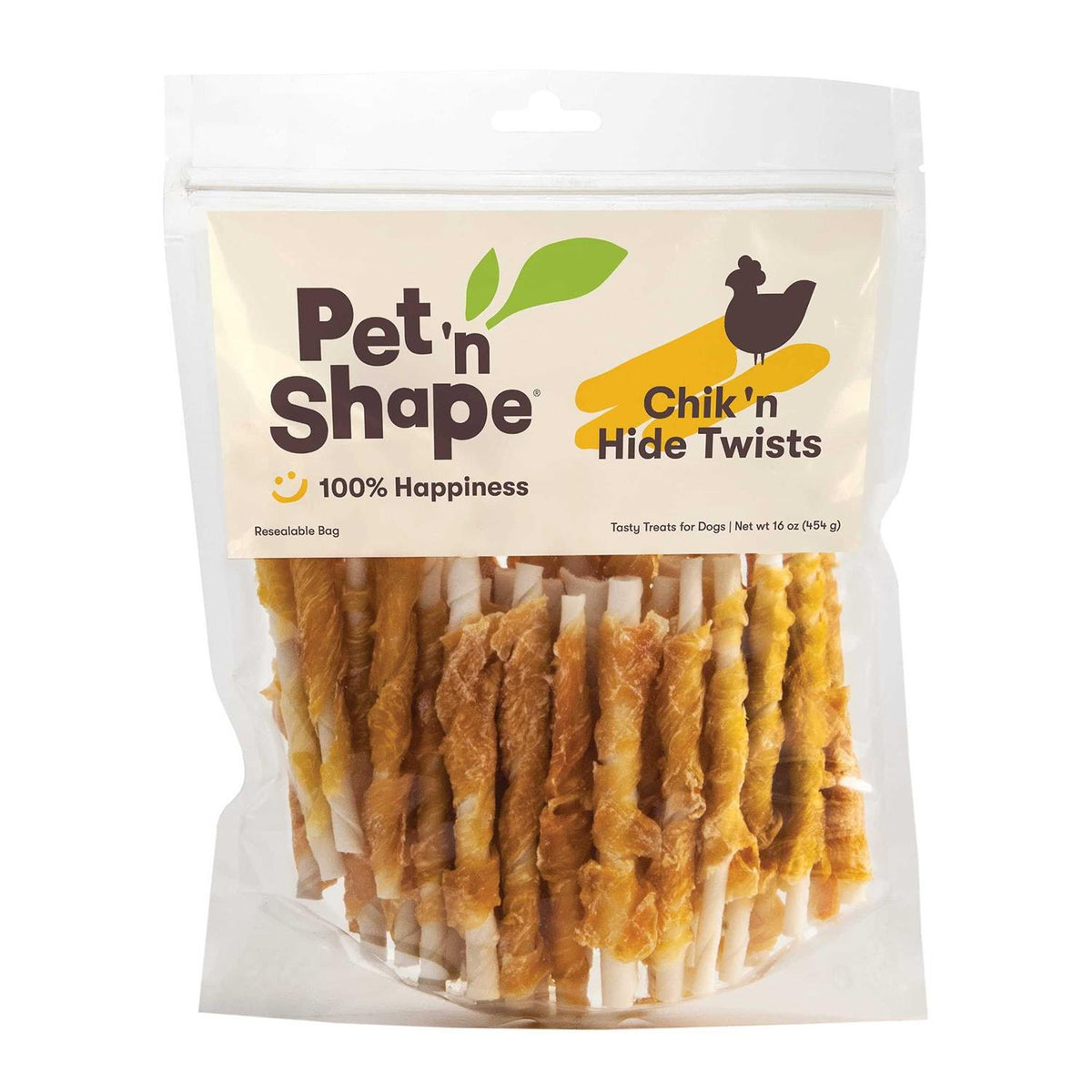 Chicken Hide Twists Dog Treats U6744