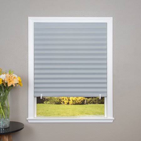 Gray Pleated Paper Shade 48" x 72" 6-Pack A286