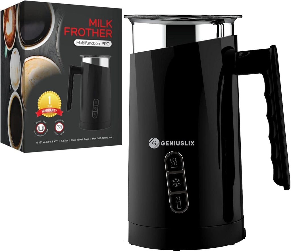 Stainless Steel Automatic Milk Steamer and Frother Pack of 2 H86603