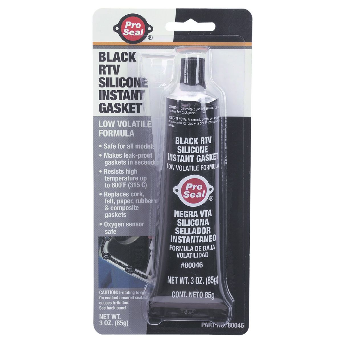 Black RTV Silicone B231527
