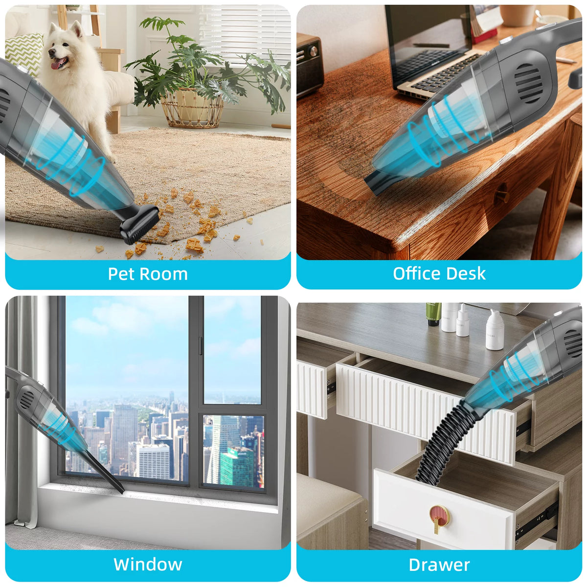 Cordless Handheld Car Vacuum Cleaner G659446