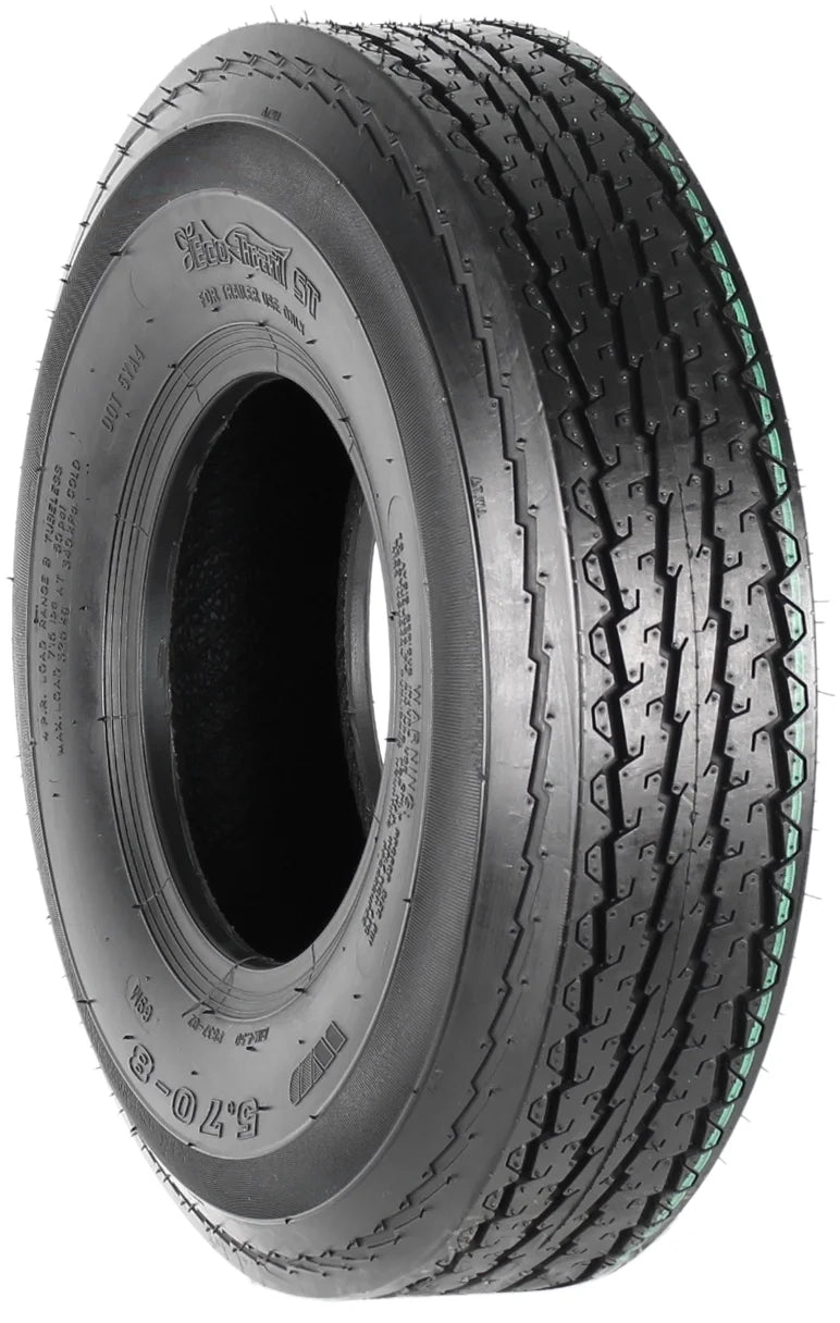 2-Pack Trailer Tire 5.70-8 4 Ply Bias Q594