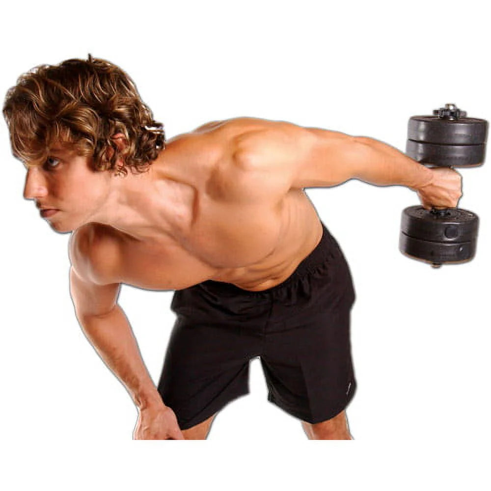 40-Pound Vinyl Dumbbell Set Q821913