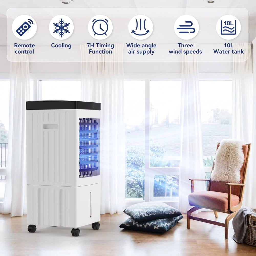 Portable Evaporative Cooler 10L 3-IN-1 Humidifier K2937