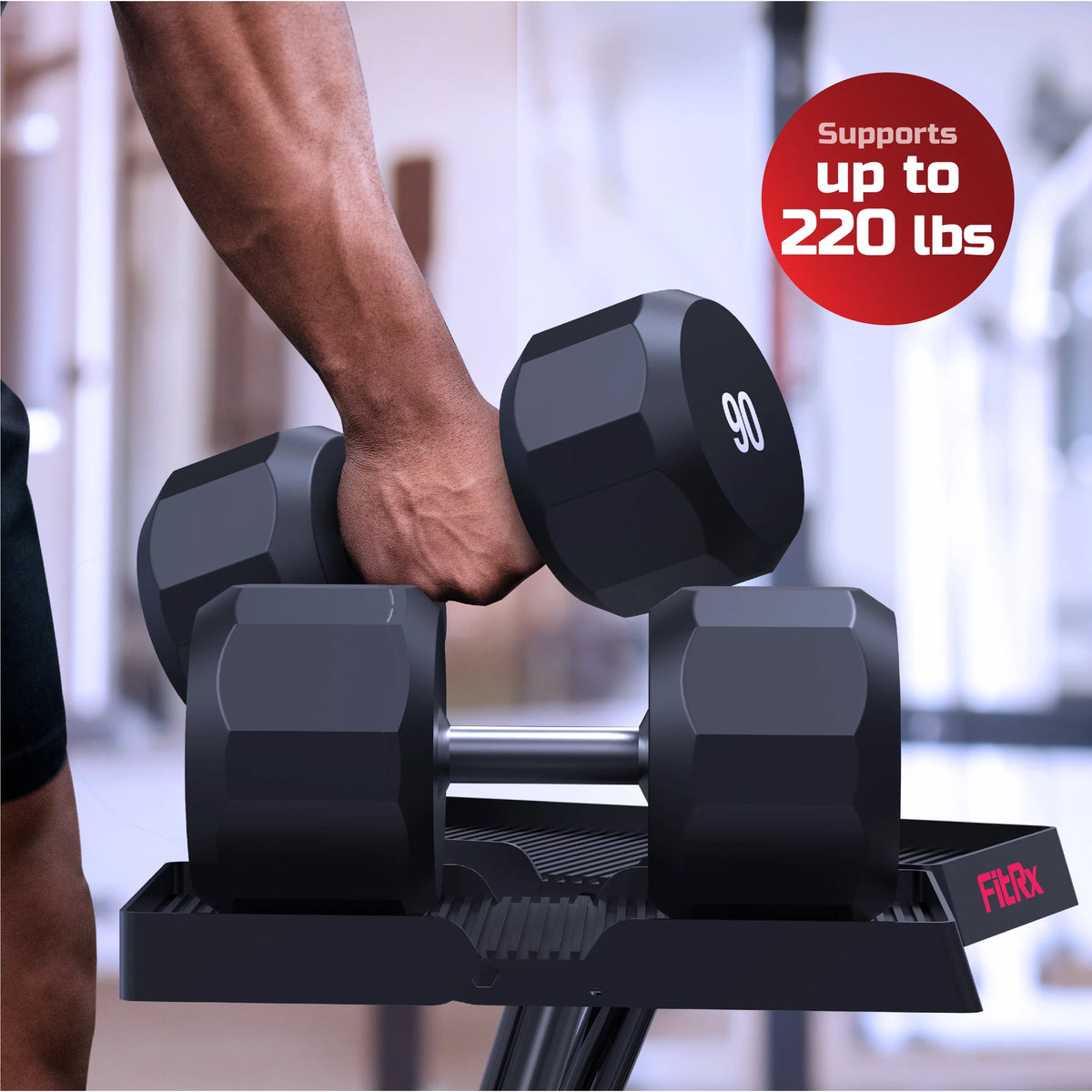 Dumbbell and Kettlebell Weight Rack Stand I9393